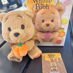 Winnie the Pooh Cosbi Snow to Bloom Plush Keychain Blind Box Pumpkin